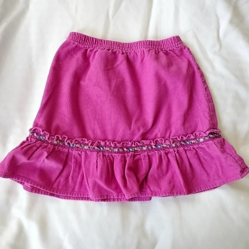Hanna Andersson Pink cotton skirt size 4T (110) - Picture 1 of 6